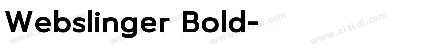 Webslinger Bold字体转换